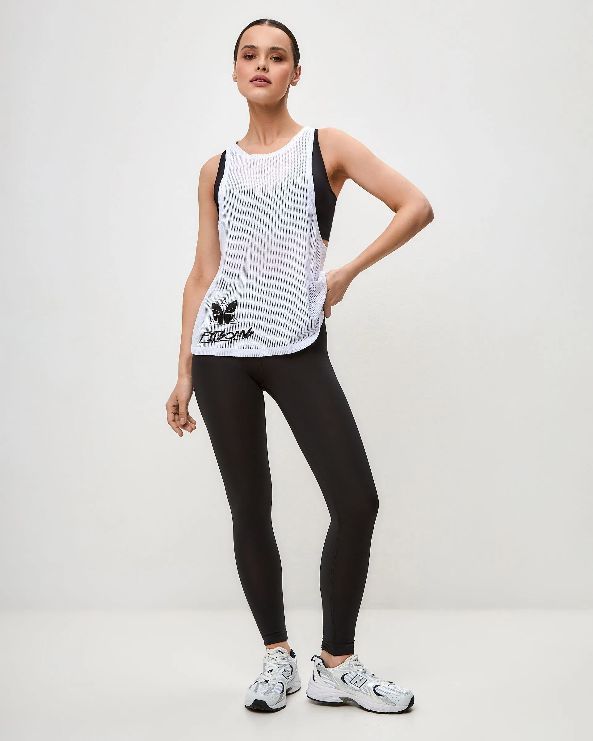 Майка Skyfit (сетка) Белый