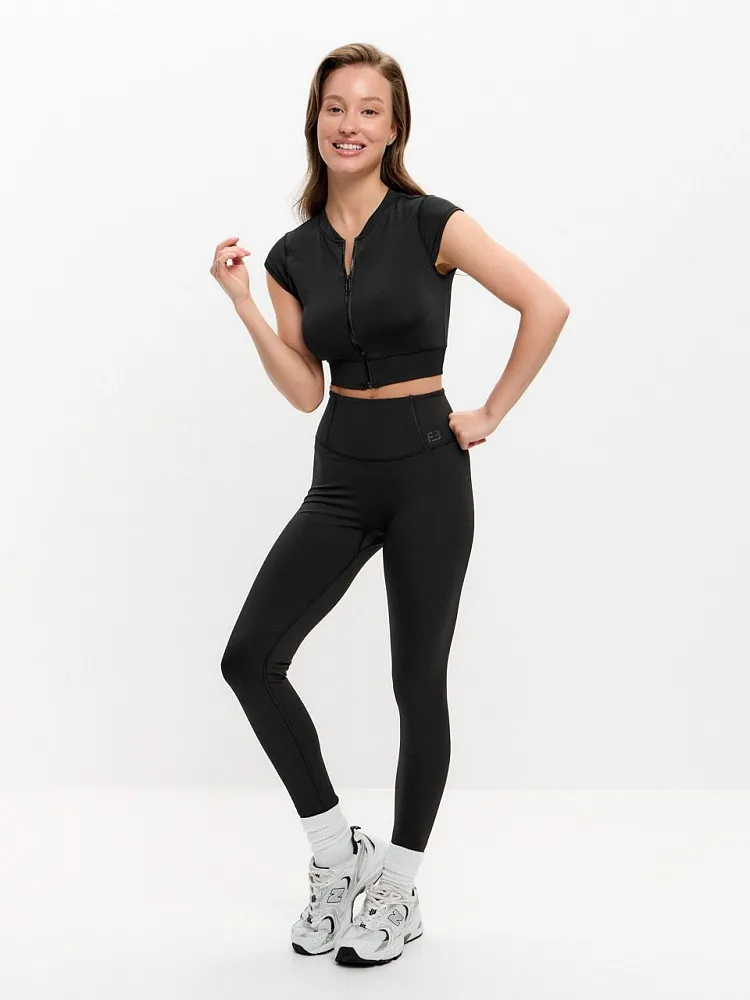 Лосины Контур Черный XS, 3XL, S, 4XL, 2XL, XL, L, M