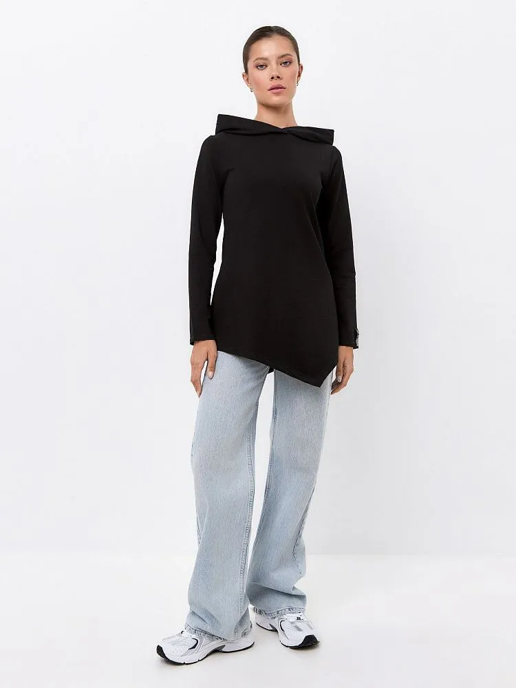 Туника Оливия Черный S, M, L, XL, 2XL, 3XL, 4XL, XS
