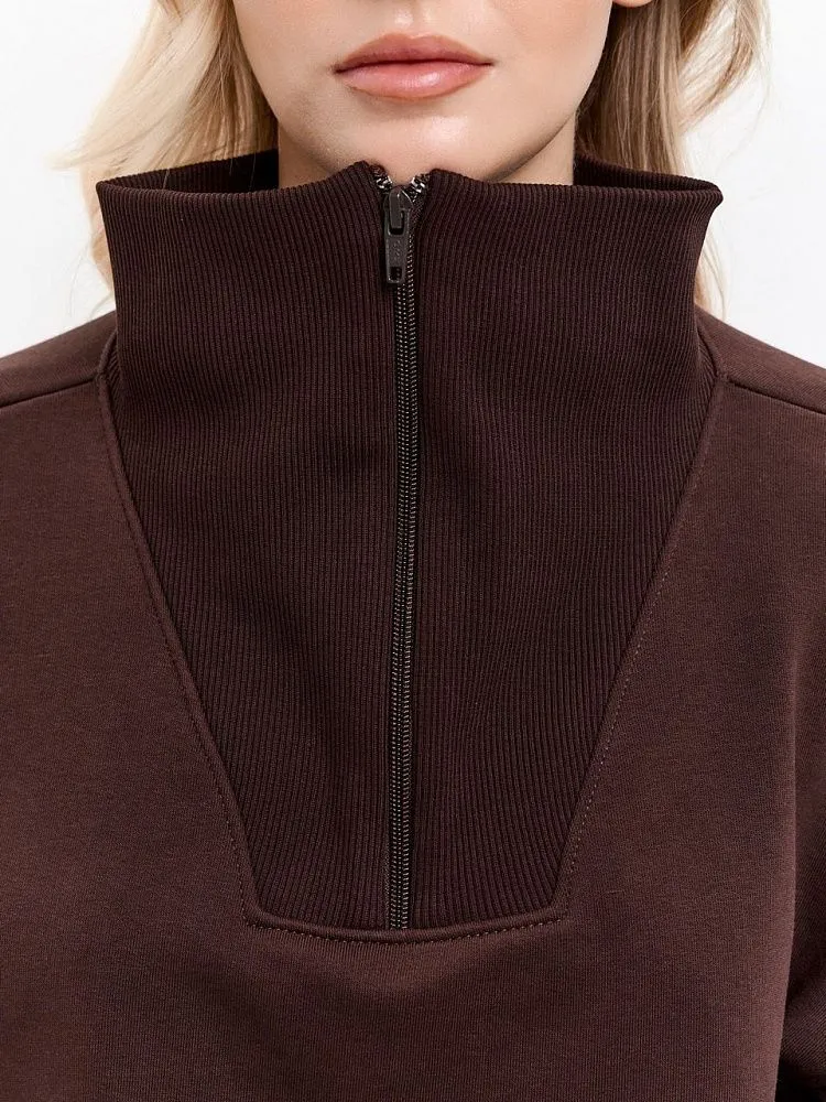 Толстовка Мечтай Темно-коричневый L, M, S, XL, XS