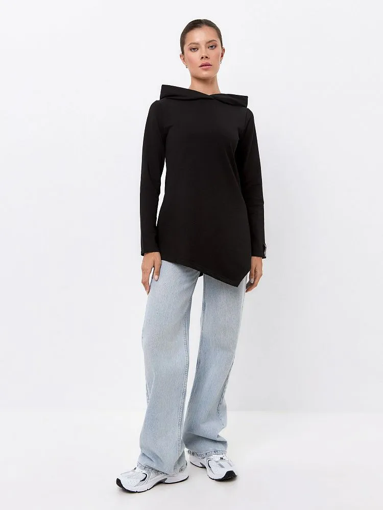 Туника Оливия Черный S, M, L, XL, 2XL, 3XL, 4XL, XS