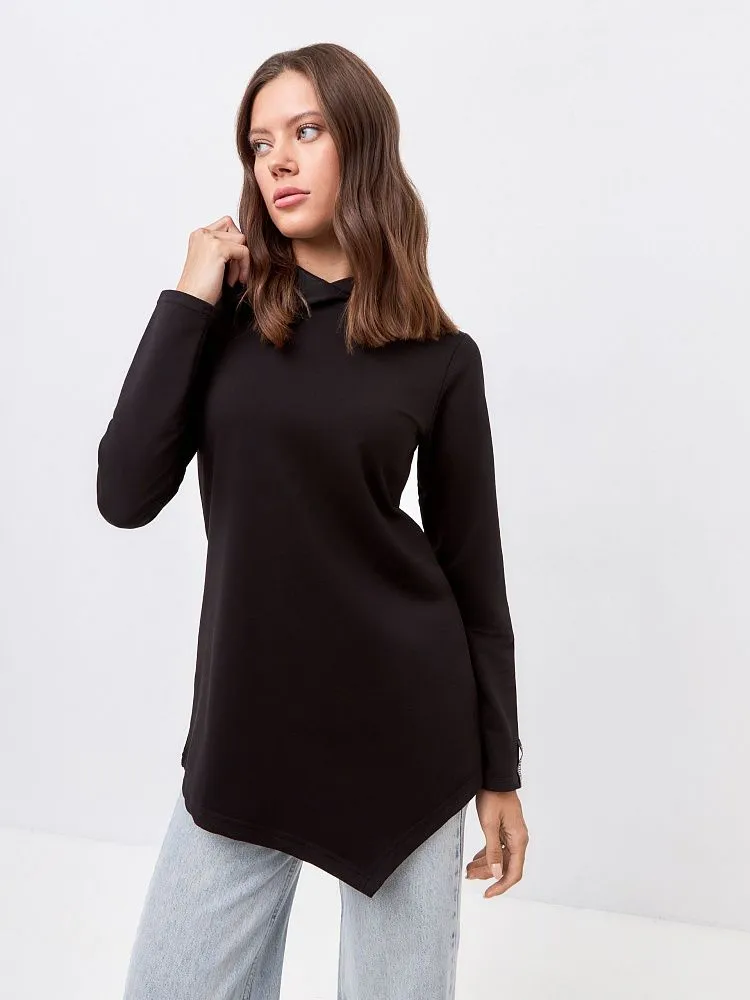 Туника Оливия Черный S, M, L, XL, 2XL, 3XL, 4XL, XS