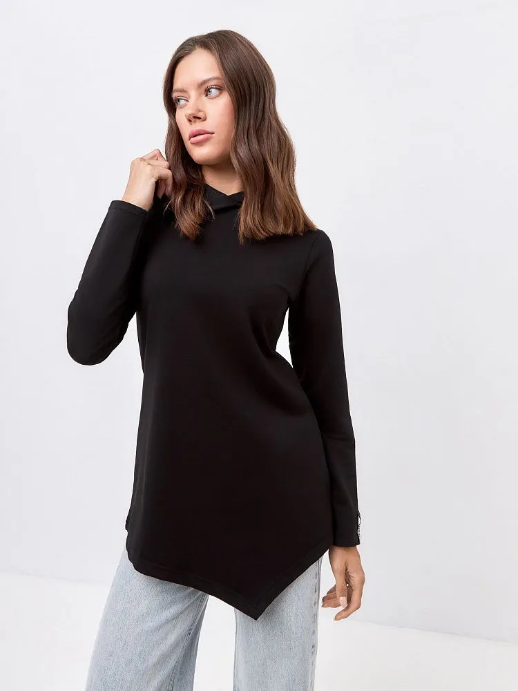 Туника Оливия Черный S, M, L, XL, 2XL, 3XL, 4XL, XS